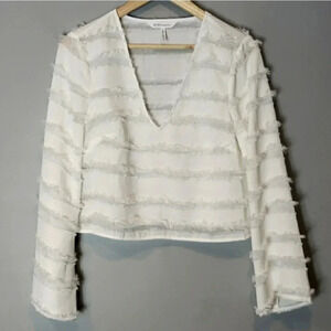 BCBGeneration white fringe top